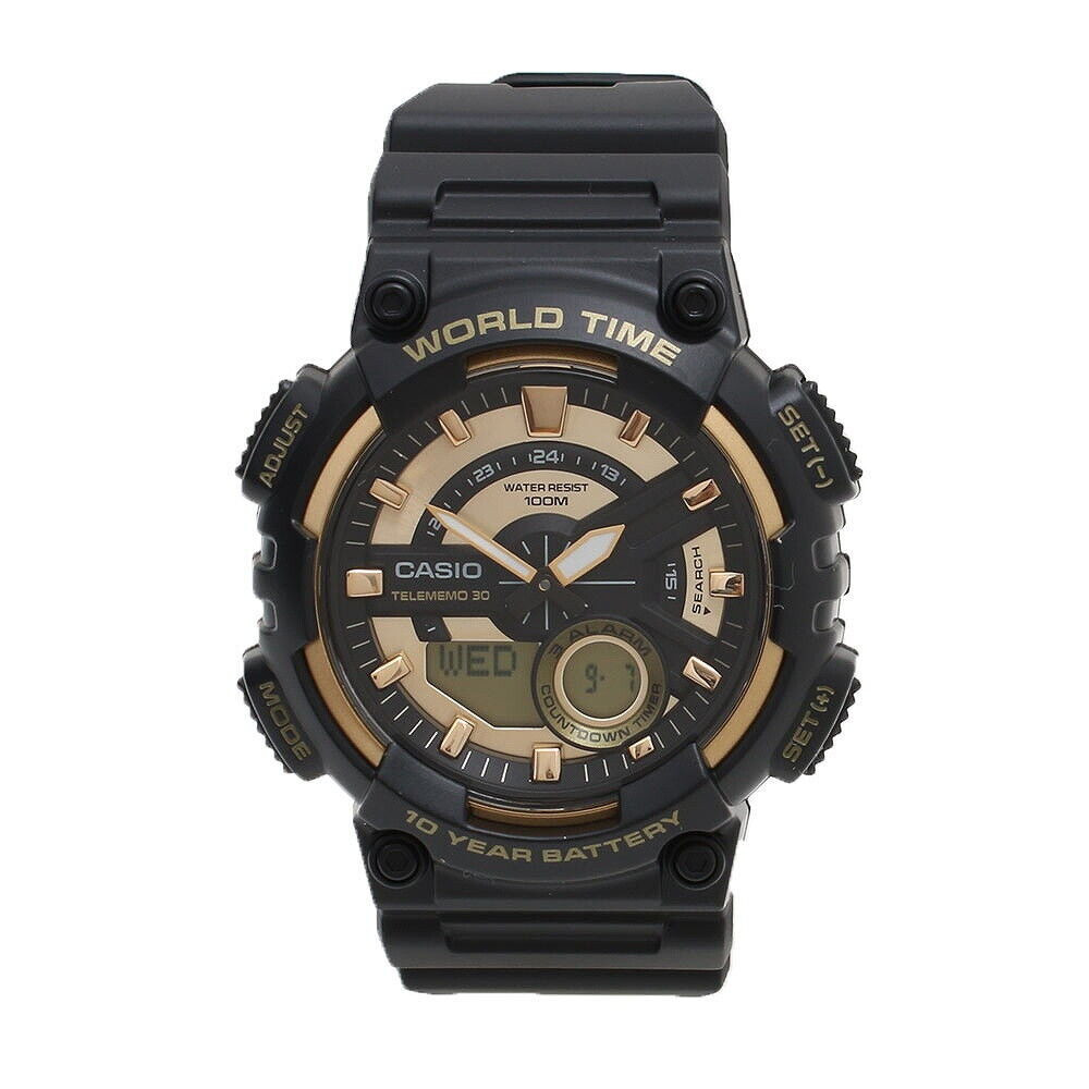 Casio Watch Mens Quartz Anadej Analog Black G-Shock